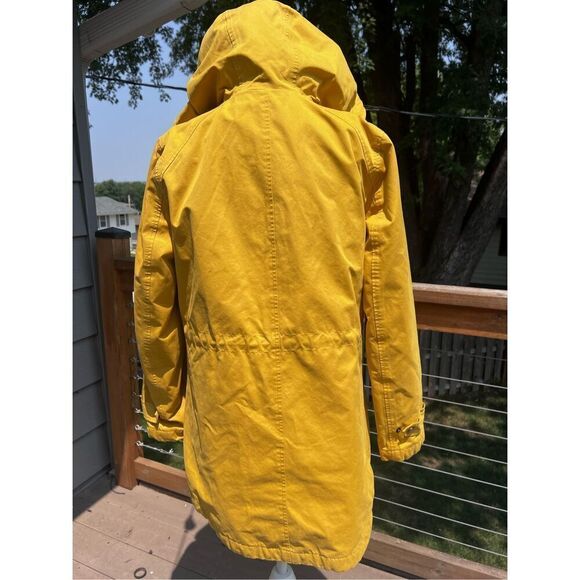 NWT Pendleton Bright Yellow Line Ladies Hood Raincoat - Picture 4 of 8